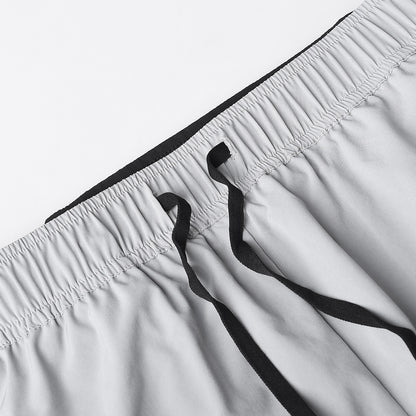 AONIJIE Men Stretch Lined Multi-Pocket Athletic Shorts -F5101 F5102