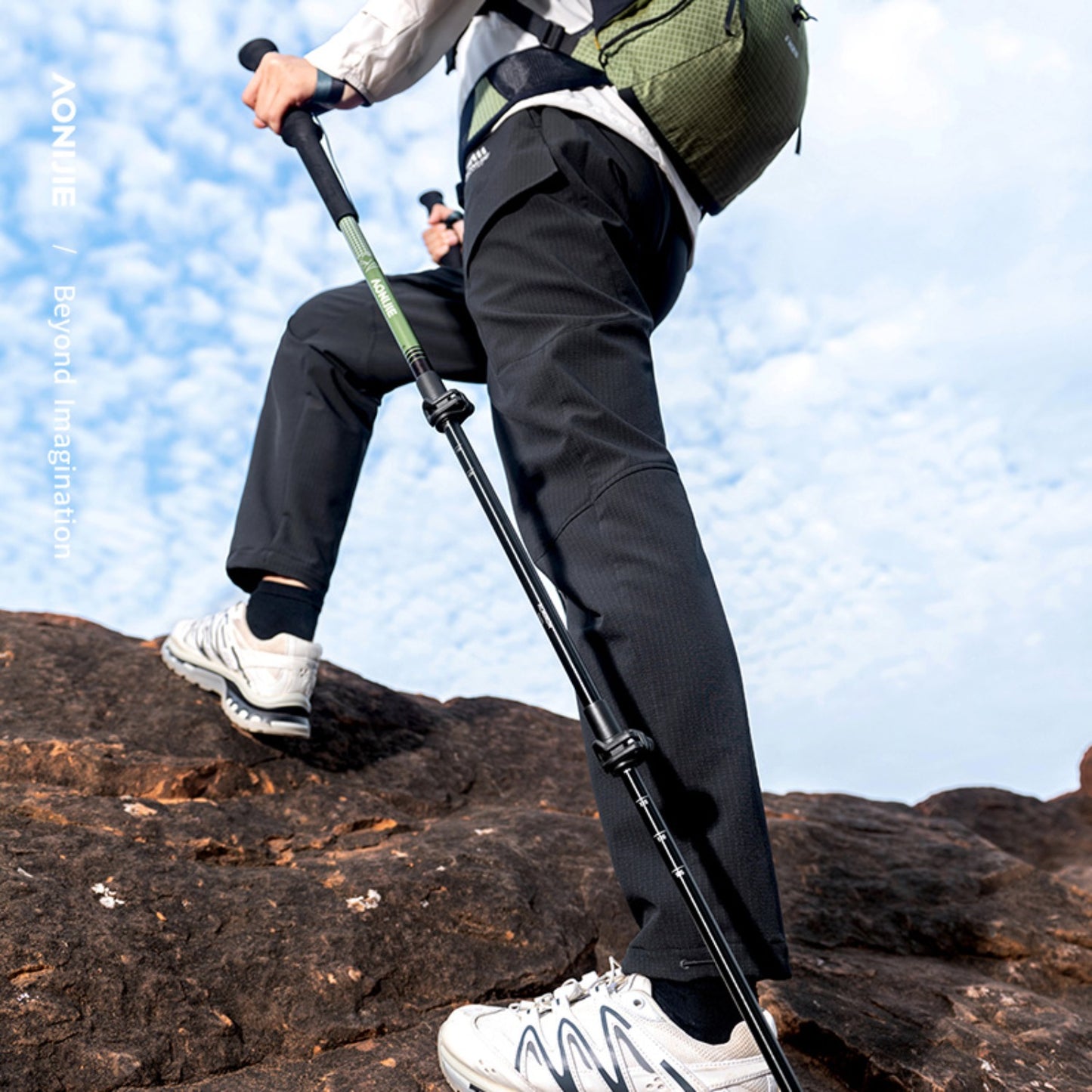 AONIJIE Aluminum Alloy Telescopic Hiking Poles-E4215