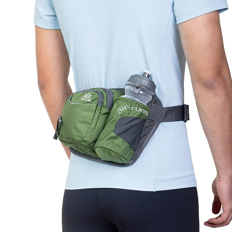 AONIJIE Waterproof Hydration Waist Bag with 600ML Water Bottle  for running, fitness, cycling & fishing-E809