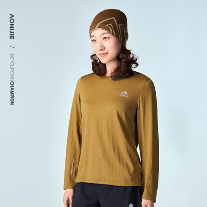 AONIJIE Women's Merino Wool Long-Sleeve Top -FW6270