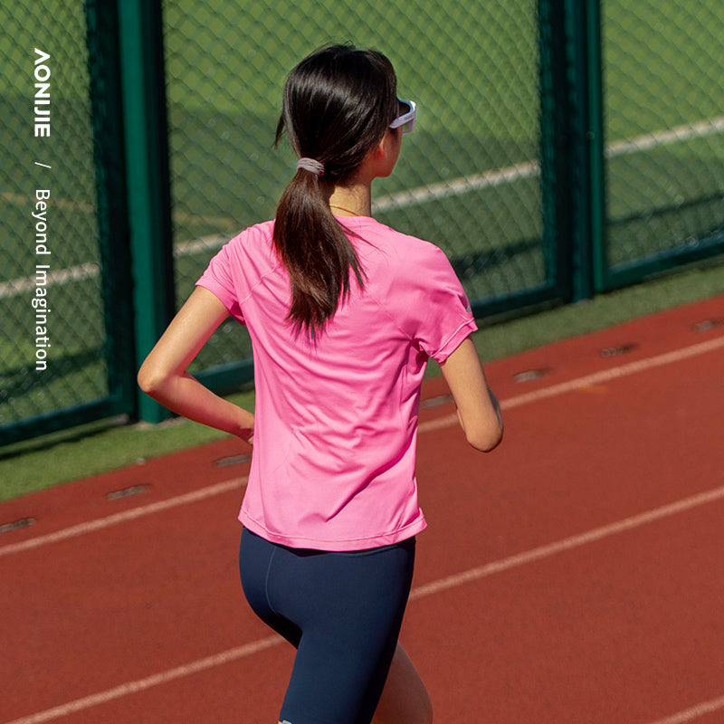 AONIJIE Women Ultra-Lightweight Breathable Athletic T-Shirt - FW5179