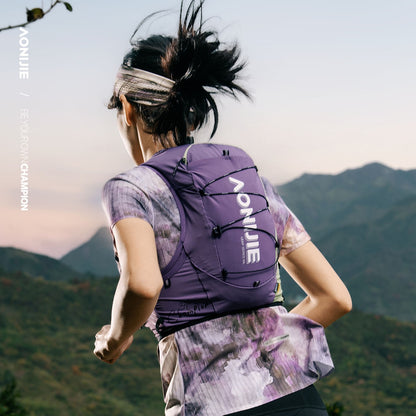 AONIJIE 10L Purple-green Trail Running Backpack - C9116