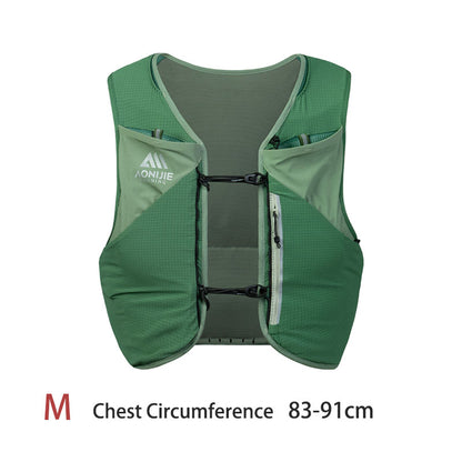 AONIJIE 8L UTMB Official Partner Backpack+2*500ML Bottles-MB8L