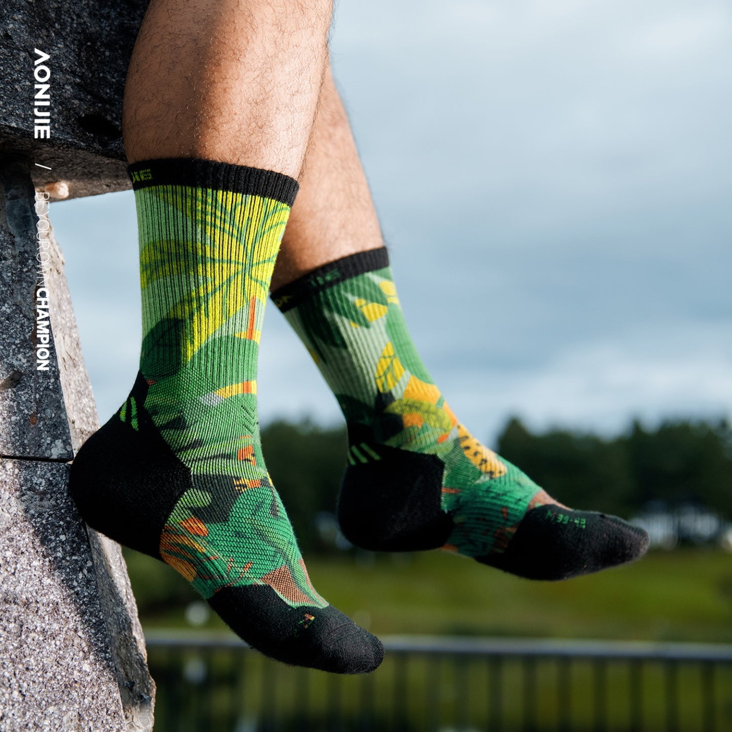 AONIJIE One Pair Merino Wool Socks -E4847