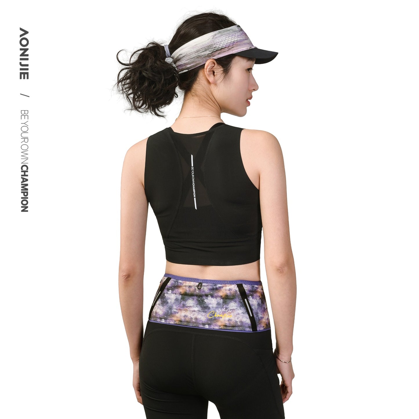 AONIJIE Printed Athletic Running Belt -W8142