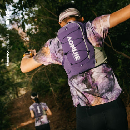 AONIJIE 10L Purple-green Trail Running Backpack - C9116