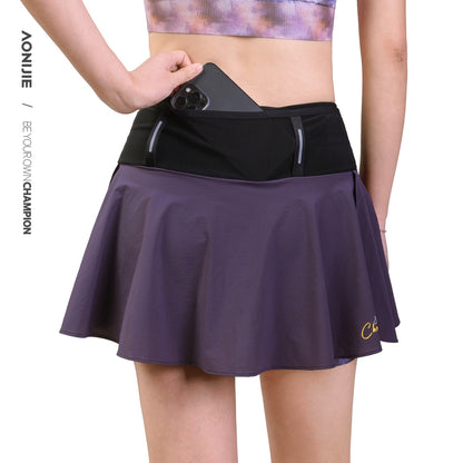 AONIJIE Running Waist Pack Skirt -FW6261