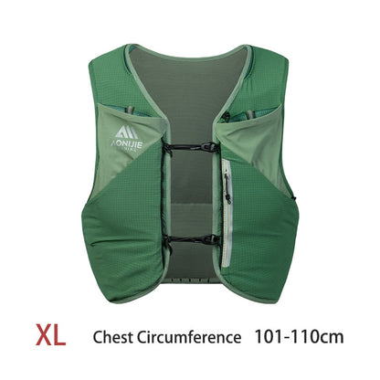 AONIJIE 8L UTMB Official Partner Backpack+2*500ML Bottles-MB8L