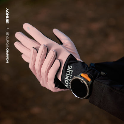 AONIJIE  Lightweight Sports Gloves with Watch Window-M61