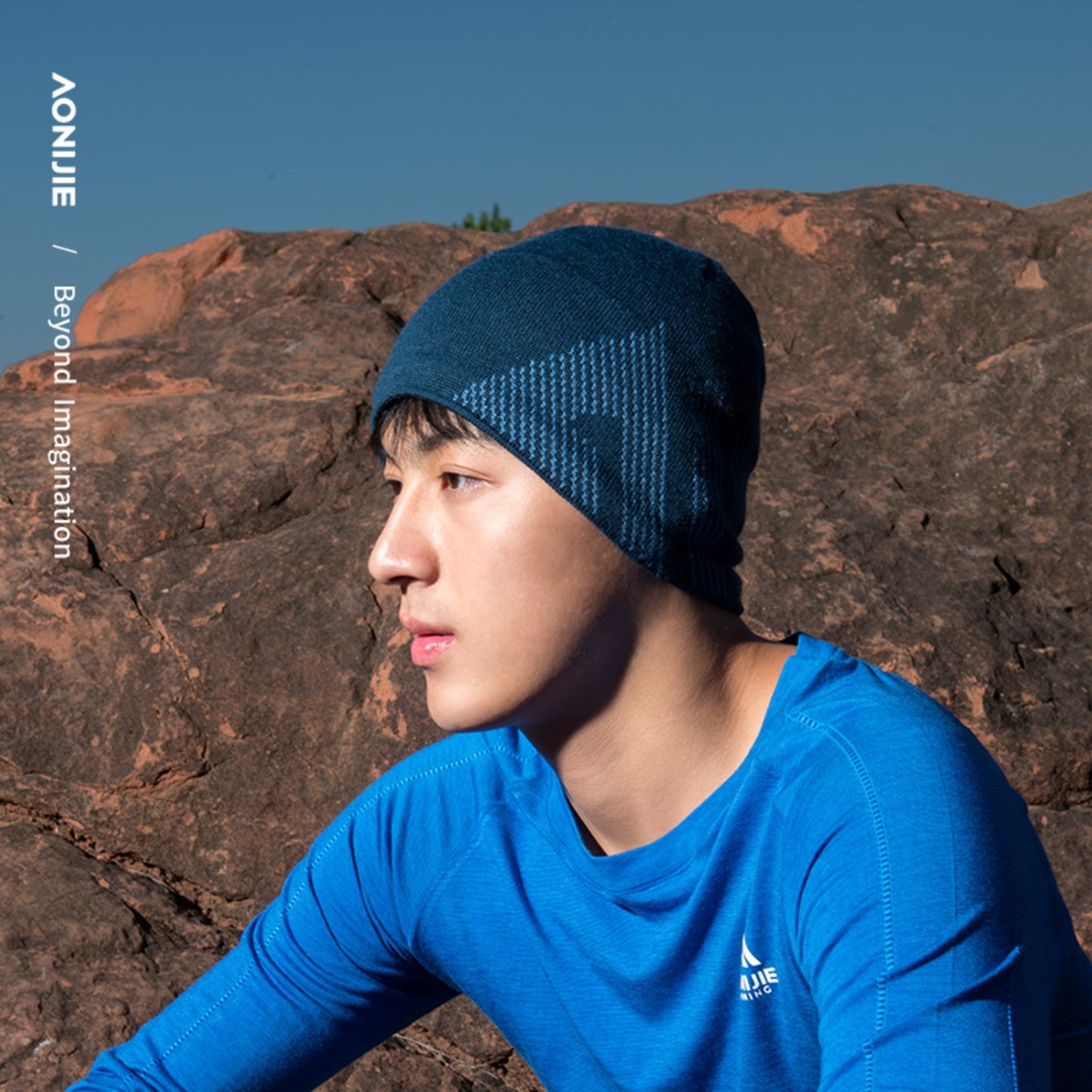 AONIJIE  Windproof Insulated Wool Knitted Beanie -M39
