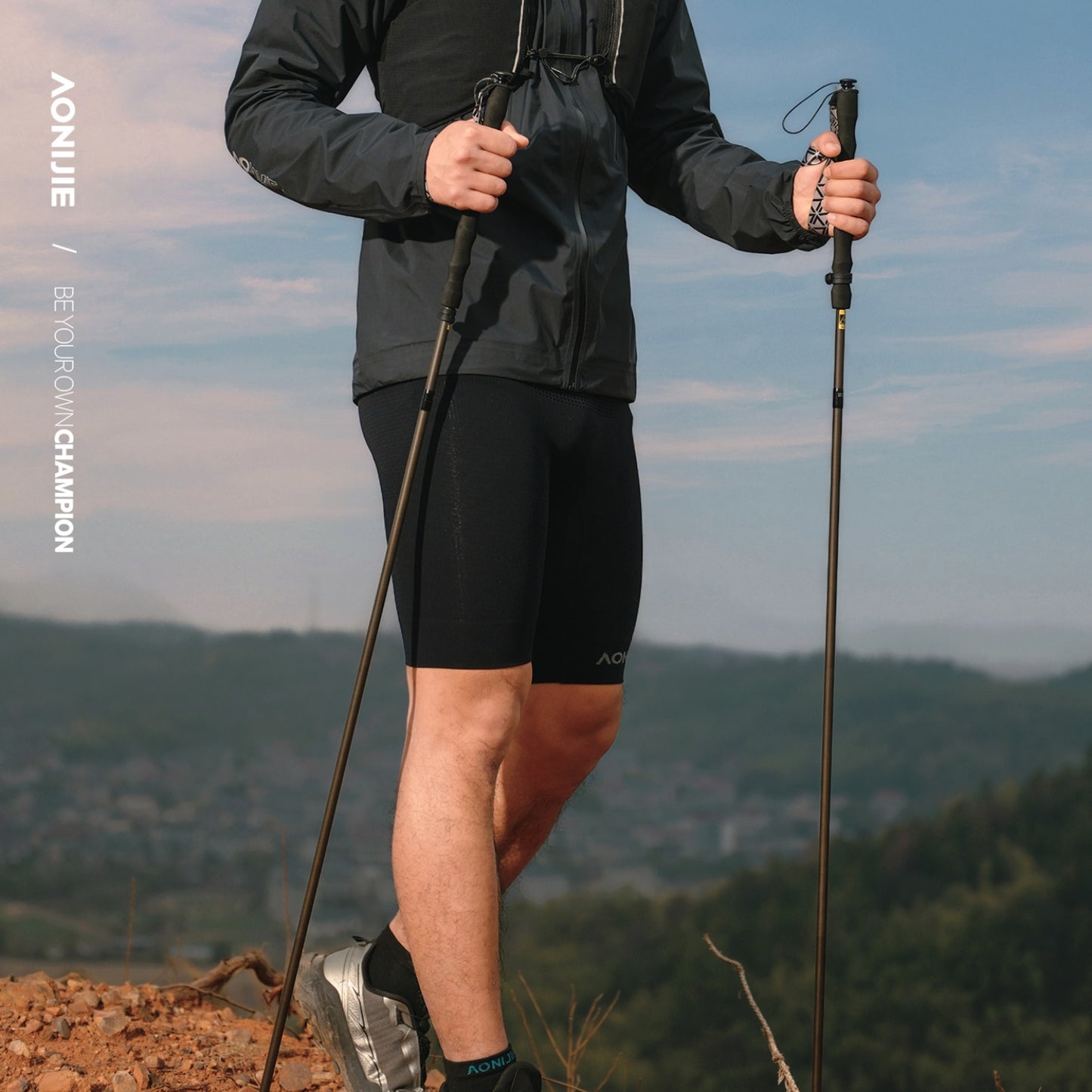 AONIJIE Pro Kevlar & Carbon Fiber Trail Running Poles - E4220