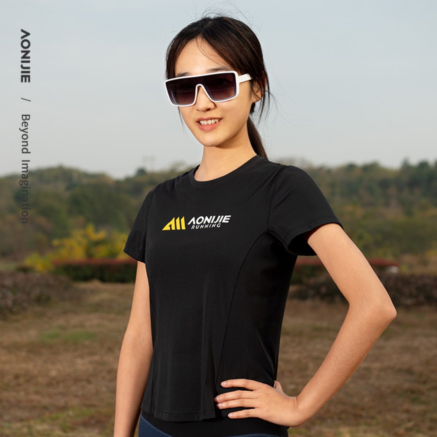 AONIJIE  Women Quick Dry Breathable Sports T-Shirt - FW6198