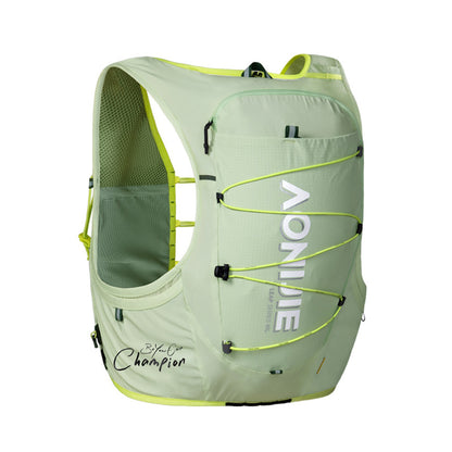 AONIJIE Light Green 10L Trail Running Vest Backpack - C9116