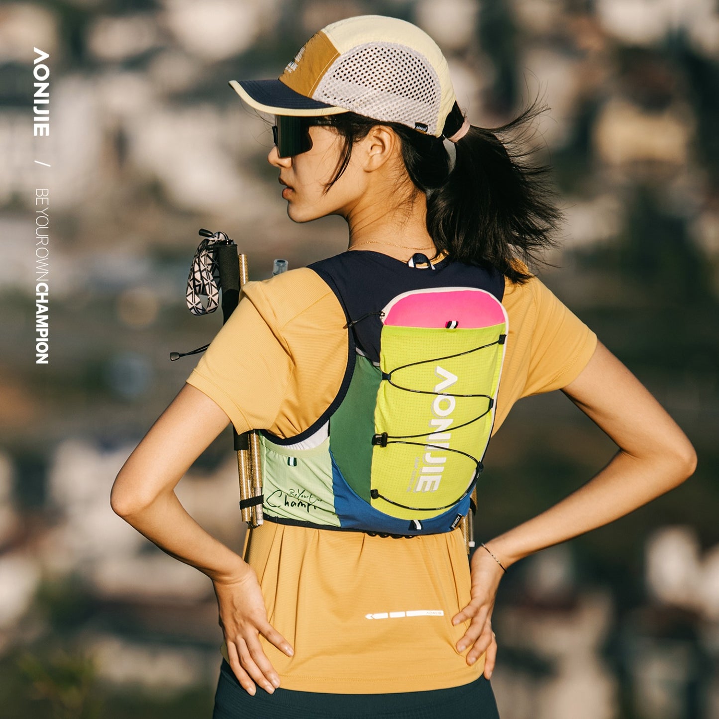 AONIJIE 10L Colorful Trail running backpack -C9116