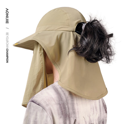 AONIJIE Sun Protection Hat with Face Cover -E4627