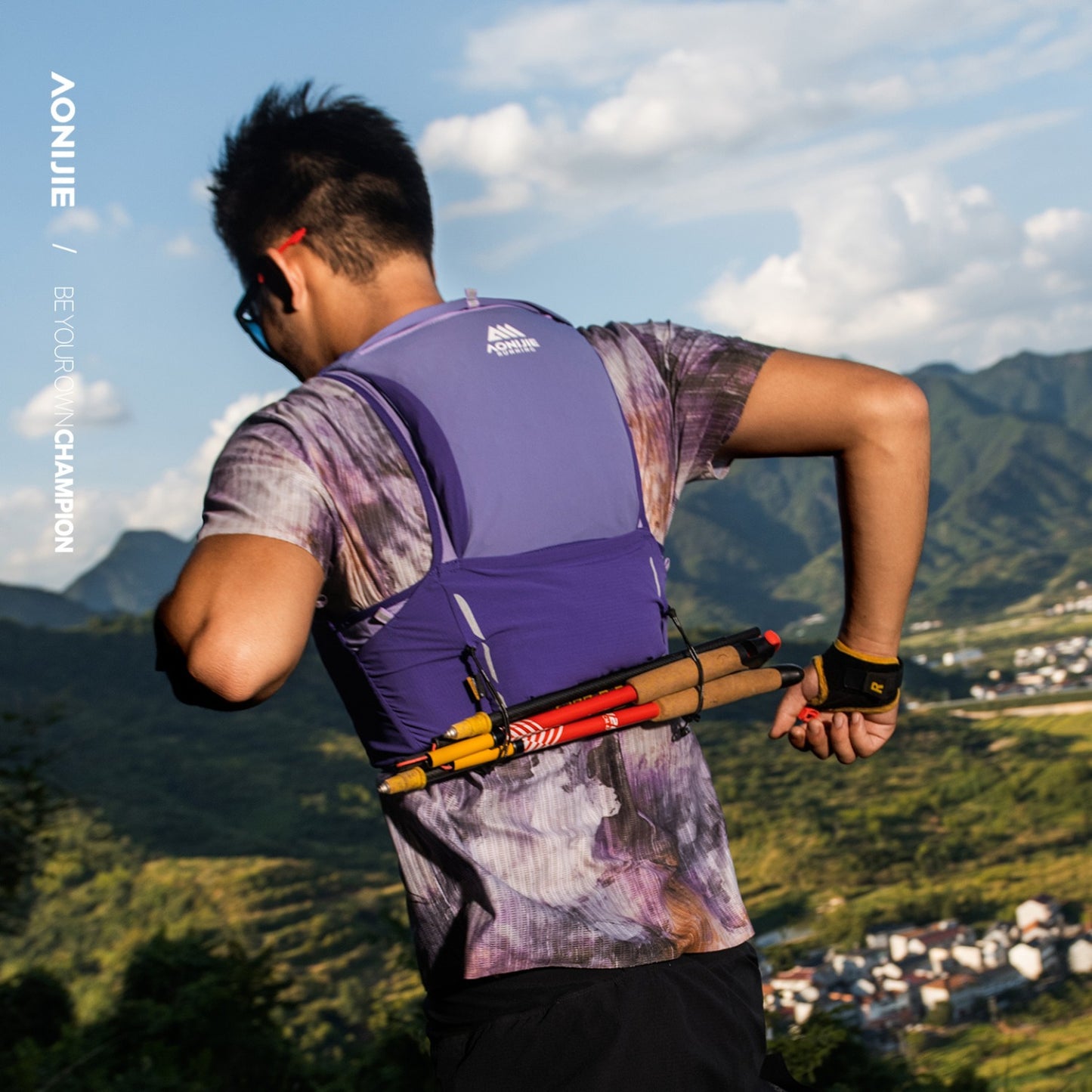 AONIJIE 8L New Color Mont Blanc Series Backpack-UTMB8L
