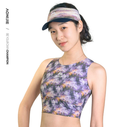 AONIJIE Women's Cropped Running Tank Top -FW6258
