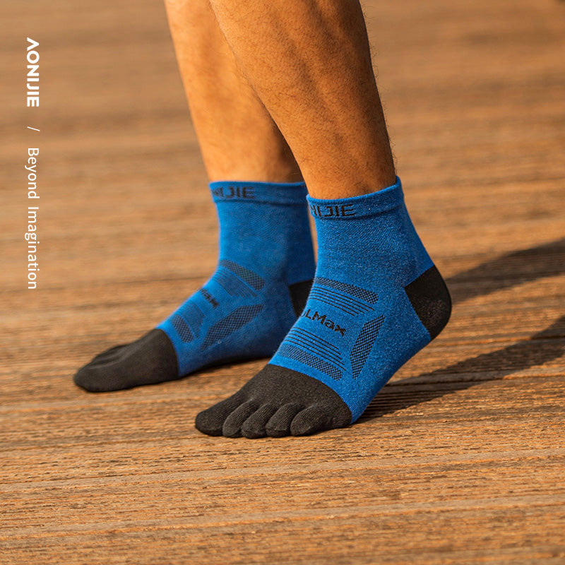 AONIJIE 3 Pairs Professional Running Toe Socks-E4840