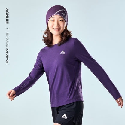 AONIJIE Women's Merino Wool Long-Sleeve Top -FW6270
