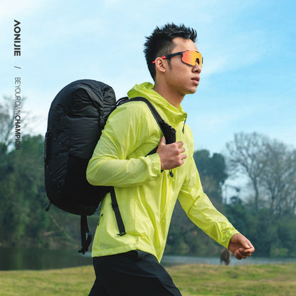 AONIJIE Men Waterproof UPF 50+ Running Jacket -FM5225