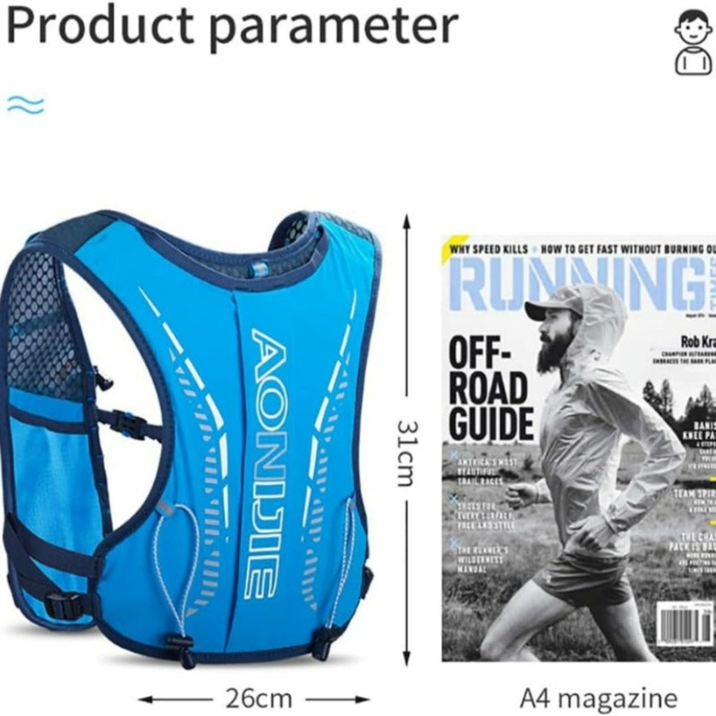 AONIJIE  5L Hydration Children Backpack for 6 to 12 Years-C9105
