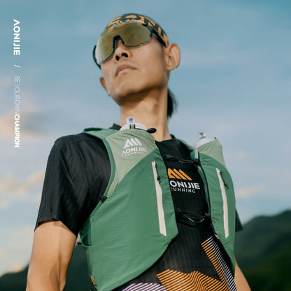 AONIJIE 12L UTMB Official Partner Backpack+2*500ML Bottles-MB12L