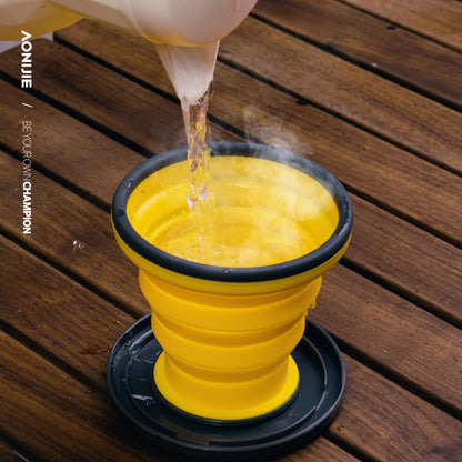 AONIJIE 300ml Outdoor Collapsible Silicone Cup -SD74