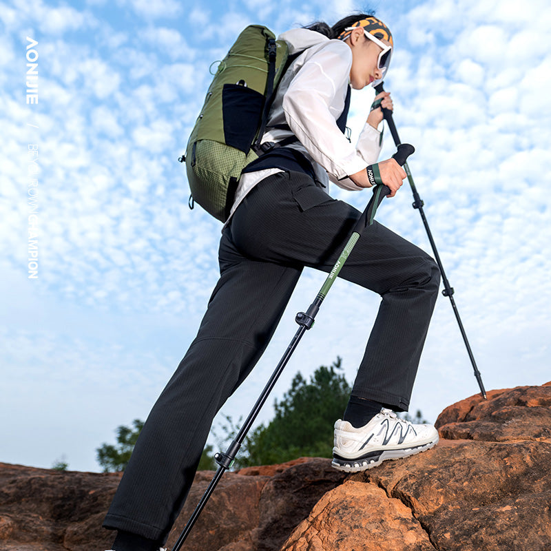 AONIJIE Aluminum Alloy Telescopic Hiking Poles -E4215
