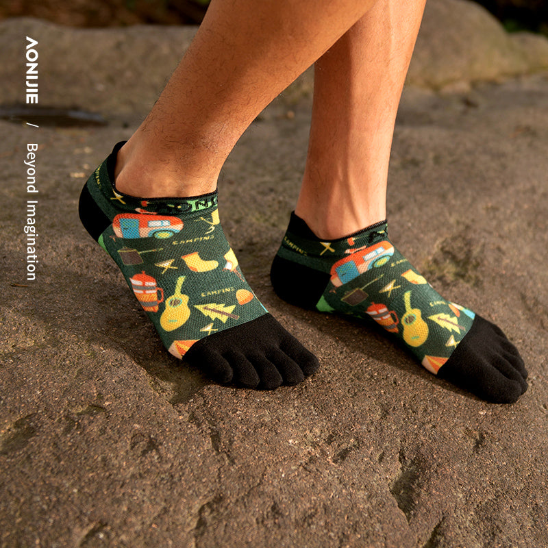 AONIJIE 3 Pairs Low Cut Toe Socks -E4841