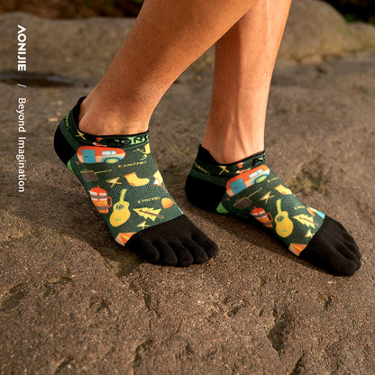 AONIJIE 3 Pairs Low Cut Toe Socks -E4841