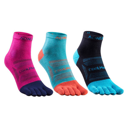 3 Pairs AONIJIE Lightweight Athletic Ankle Toe Socks