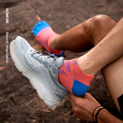 AONIJIE 3 Pairs Quick-Drying & Breathable Sports Toe Socks-E4837