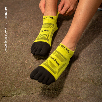 AONIJIE 3 Pairs Professional Running Low Cut Toe Socks-E4839