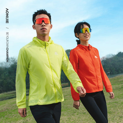AONIJIE Men Waterproof UPF 50+ Running Jacket -FM5225