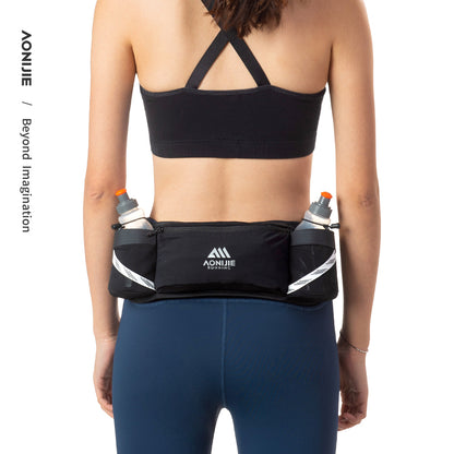[ US Only ] AONIJIE Running Belt with 2 Bottles - W8125
