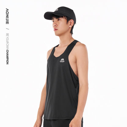 AONIJIE Men's Racerback Running Tank Top -FM5268