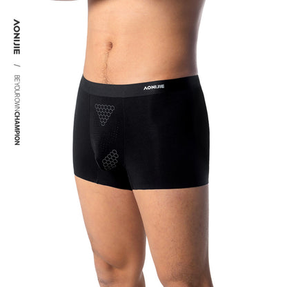 AONIJIE 3-Pack Men Modal Performance Boxer Briefs -E7009
