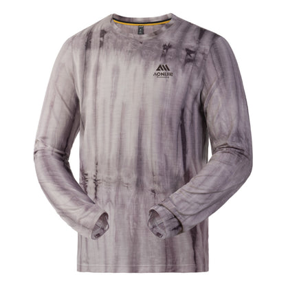 AONIJIE Tie-Dye Outdoor Wool Long-Sleeve -F5253