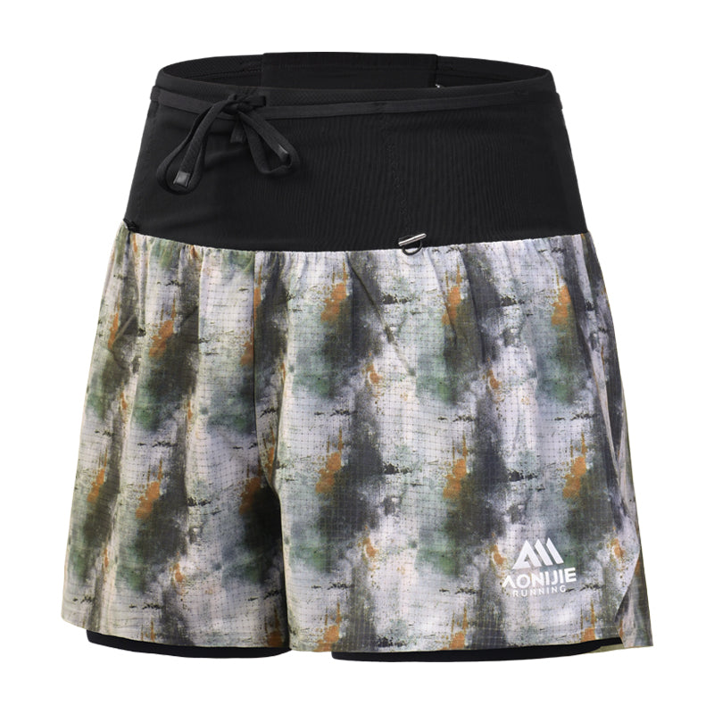 AONIJIE Women's Trail Running Waist Pack Shorts -FW6257