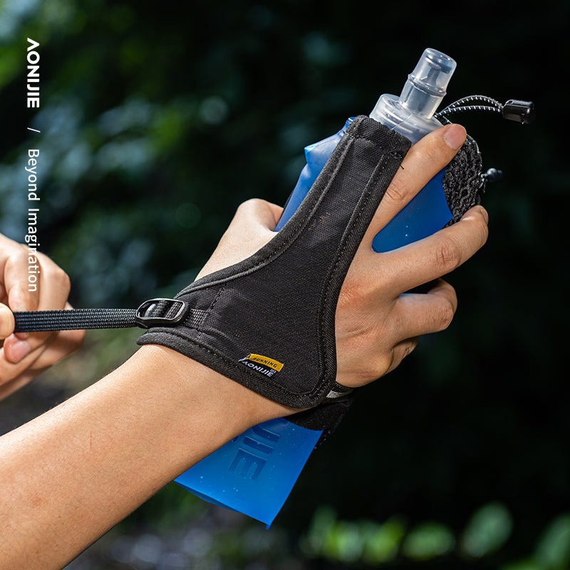 AONIJIE 500ml Handheld Soft Flask Pack with Phone Pouch - A7108
