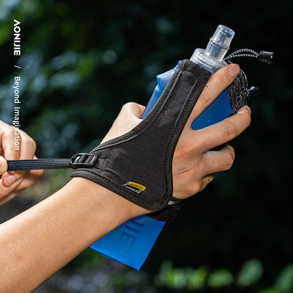 AONIJIE 500ml Handheld Soft Flask Pack with Phone Pouch - A7108