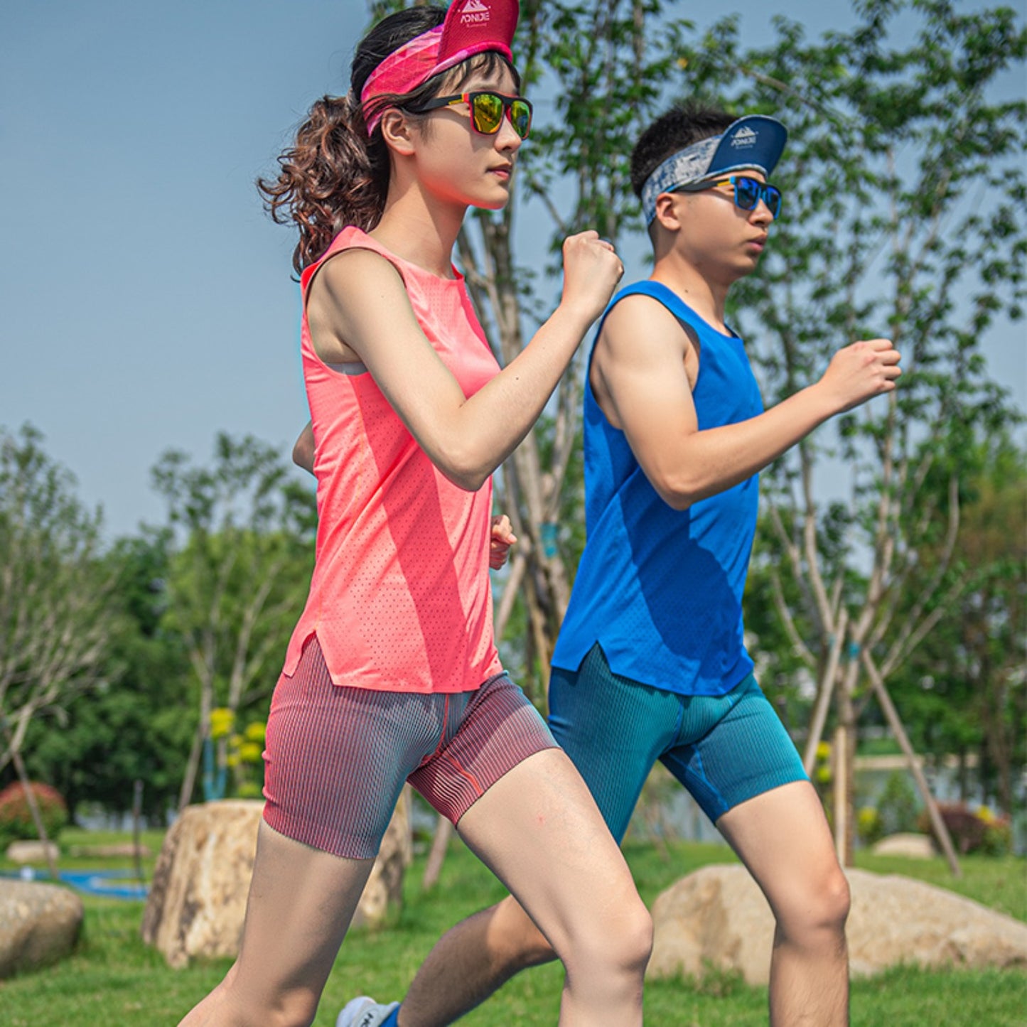 AONIJIE High Elasticity Compression Athletic Shorts -FM5168