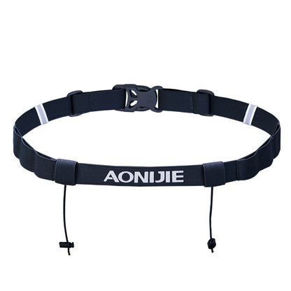 AONIJIE Race Number Belt with 6 Gel Loops -E4076