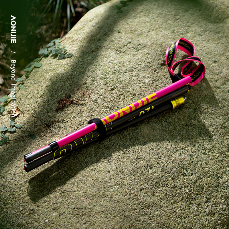 AONIJIE 3K Carbon Fiber Professional Trekking Poles-E4214
