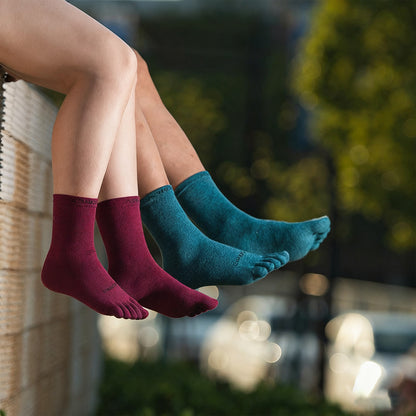 AONIJIE 3Pairs Medium Long Sport Toe Socks-E4830