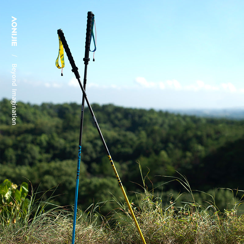 AONIJIE Carbon + Aluminum Folding Trekking Poles -E4210