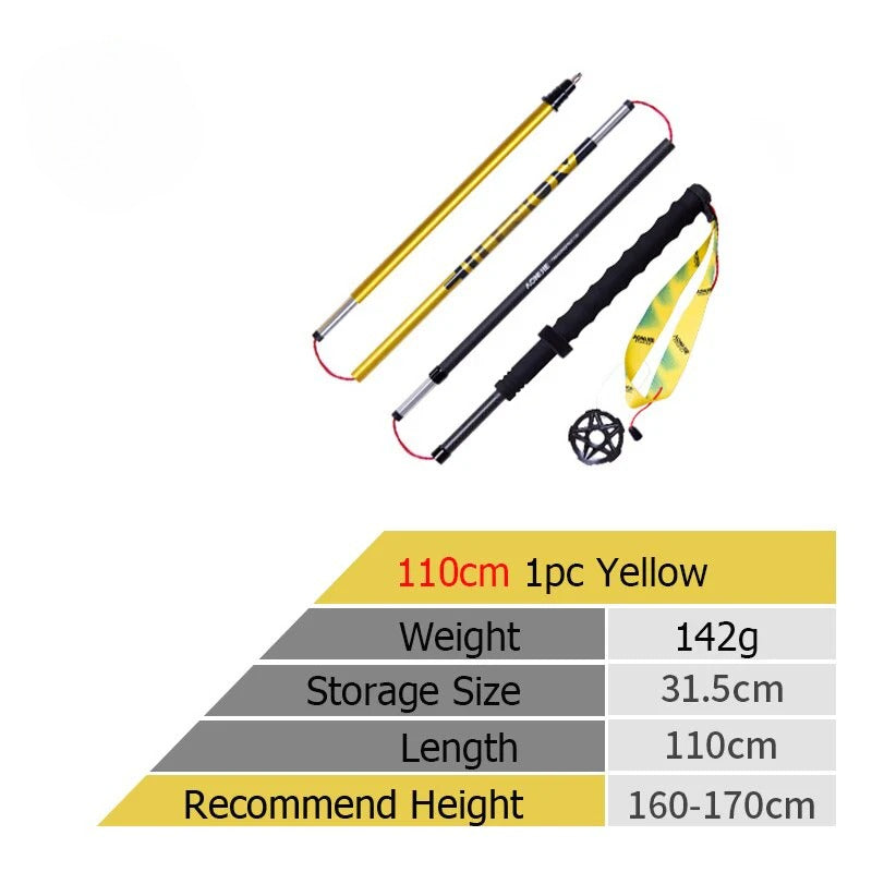AONIJIE Carbon + Aluminum Folding Trekking Poles -E4210