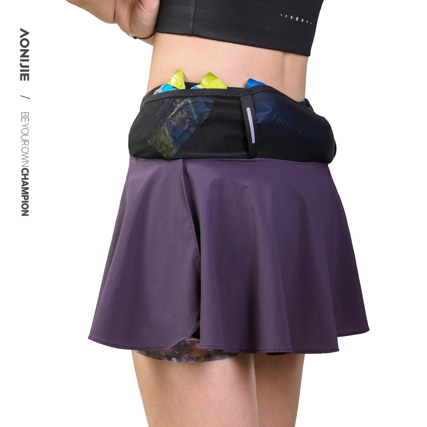 AONIJIE Running Waist Pack Skirt -FW6261