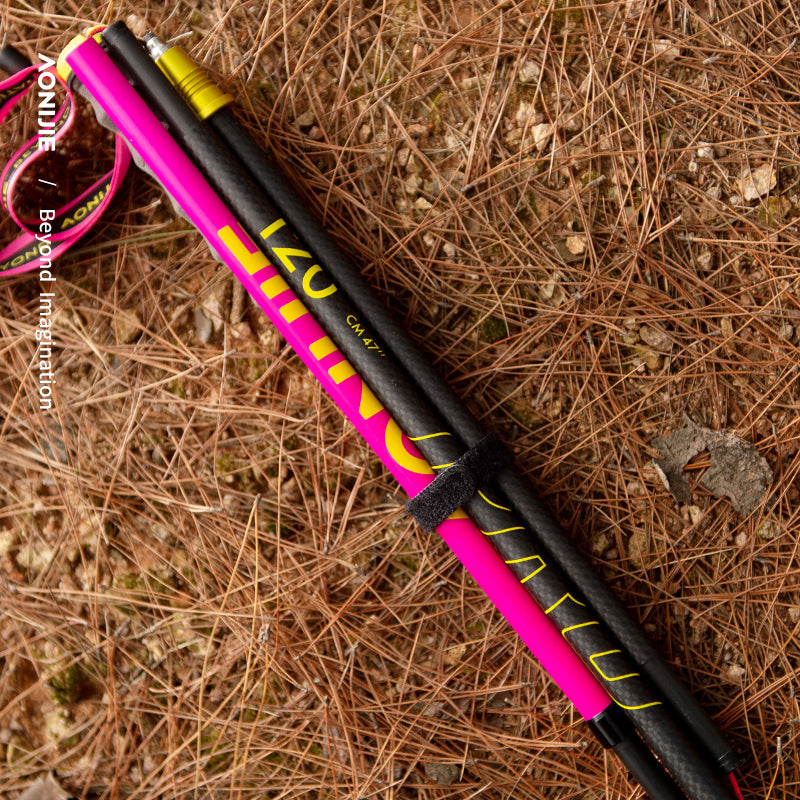 AONIJIE 3K Carbon Fiber Professional Trekking Poles-E4214