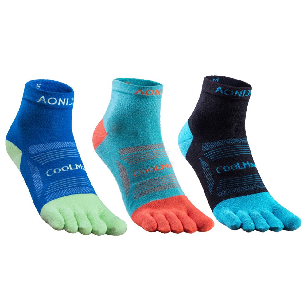 3 Pairs AONIJIE Lightweight Athletic Ankle Toe Socks